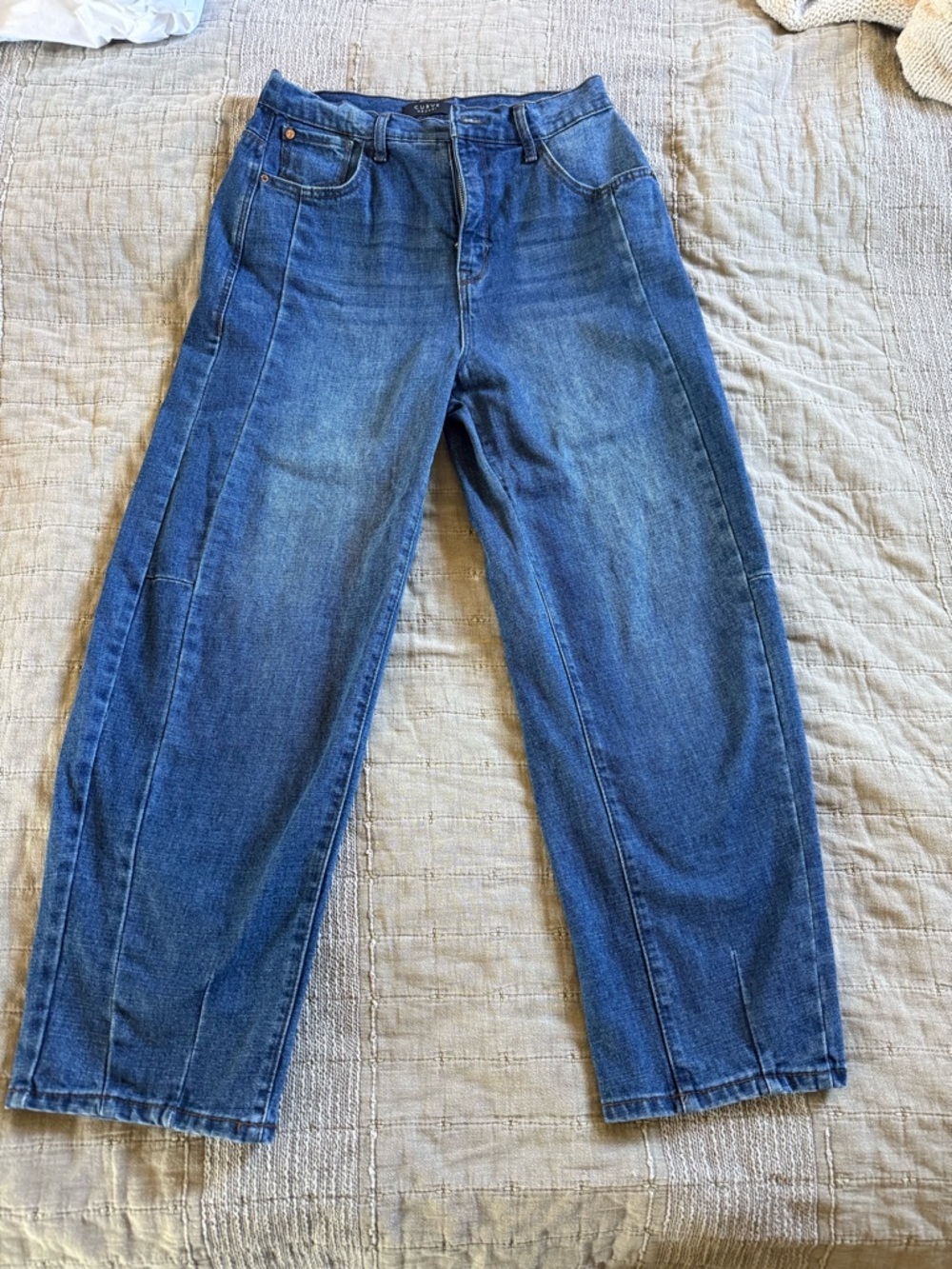 Curve Appeal Barrel Ankle Jeans size 6